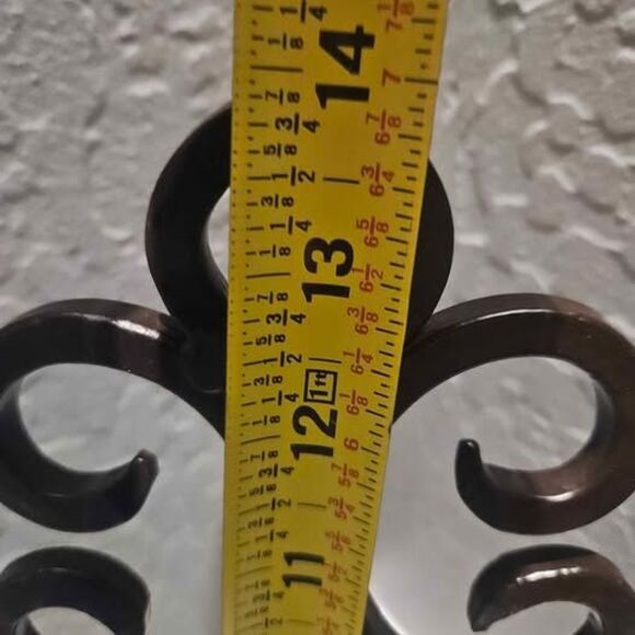 Easel Type Black Metal Picture Frame Holder 14" x 7" x 4.5" - Picture 3 of 5